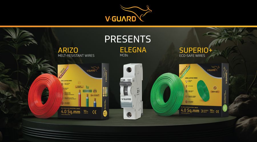 V-Guard Unveils 'Arizo': The Next Generation Melt Resistant and Eco Safe Wires 